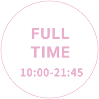 FULL TIME 10:00-21:45